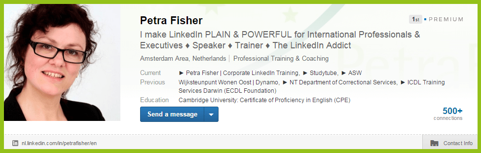 linkedin-profile-topcard-petra-fisher-training-coach-expert